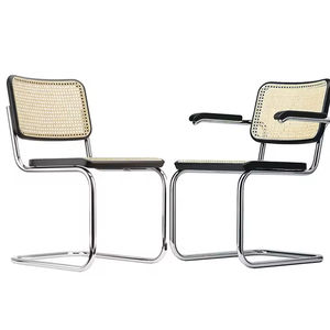 Vendita calda di metà secolo moderno Vintage in legno sedie da pranzo per l'home Office comodo ergonomico <span class=keywords><strong>Cesca</strong></span> canna Rattan accento Cafe <span class=keywords><strong>sedia</strong></span> - Product Image 4