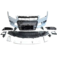 Conjunto de Parachoques Delantero para Auto A7 S7 C7 C7.5, Estilo RS7 4G, Kits de Carrocería con Rejilla de Panal para Audi A7 S7 C7 C7.5 2009-2018