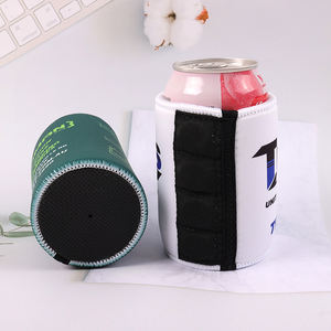 ปลอกหุ้มแก้วน้ำแบบแม่เหล็กสี่จุด ทำจากนีโอพรีน สำหรับเก็บความเย็น พร้อมโลโก้ OEM ตามสั่ง - Product Image 2