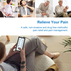 מכשיר עיסוי <span class=keywords><strong>TENS</strong></span> EMS מקצועי 32 מצבים, דו-ערוצי, מסך מגע LCD, נטען, להקלה על כאבים ואימון שרירים - Product Image 3