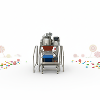 Machine à confiserie tout-en-un : cuiseur à sucre et machine à fabriquer des bonbons mous, déposeuse de bonbons gélifiés, chocolats et bonbons durs