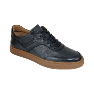 Chaussures décontractées pour hommes, chaussures de sport, dessus en cuir de vachette, doublure en peau de porc, semelle extérieure en caoutchouc antidérapante, chaussures de marche élégantes - Product Image 3