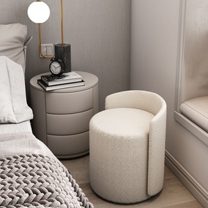 Sgabello decorativo rotante circolare Multi funzionale per il trucco e saloni per unghie - Product Image 2