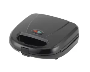 Grill détachable 3-en-1 personnalisé en acier inoxydable 750W, mini-appareil à sandwich <span class=keywords><strong>électrique</strong></span>, <span class=keywords><strong>grille</strong></span>-pain 2 tranches, gaufrier domestique - Product Image 1