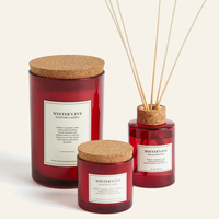 Coffrets cadeaux de décoration intérieure, bougies parfumées en cire de soja de luxe et diffuseur de parfum à bâtonnets, coffret cadeau de luxe