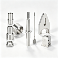 Pièces en alliage d'aluminium usinées sur commande par CNC, pièces métalliques usinées sur commande par CNC 5 axes, pièces industrielles usinées par CNC en acier inoxydable