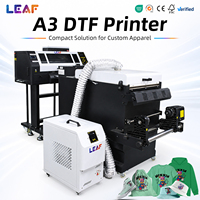 Impresora DTF LEAF de 60cm, 45cm, 42cm, 33cm, 30cm, A1, A2, A3, 24, 17, 16, 13 Pulgadas, Máquina de Impresión por Transferencia de Película PET para Camisetas