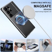 Coque arrière en alliage acrylique pour Samsung Galaxy S23 S24 Ultra Aroma Design Lens Guard Kickstand Case MPC10