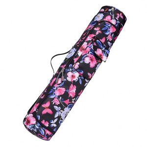 Sac de transport pour tapis de yoga Oxford NEUF, certifié BSCI, sac à bandoulière pour tapis de yoga, léger, pour fitness, gym, entraînement, personnalisable. - Product Image 1