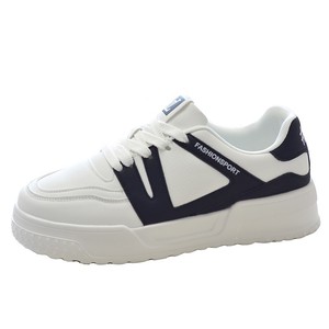 Zapatos Deportivos Casuales de Moda para Hombre, Diseño Transpirable, Color Blanco, Versátiles, con Suela Gruesa, Novedad de Otoño - Product Image 5