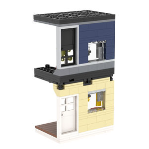 MOC1115 Casa <span class=keywords><strong>del</strong></span> <span class=keywords><strong>Mundo</strong></span> Volteado, 287 Piezas, Bloques de Construcción, Modelo de Escena Creativa, Ladrillos de Ensamblaje DIY, Juguetes para Niños - Product Image 6