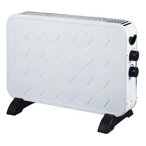 ZCHOMY Slient Portable Room Space Electric Mica Radiator Convector Panel Heater with Thermostat