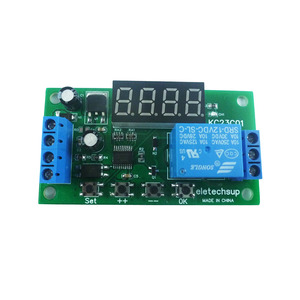 รีเลย์จับเวลาแบบทริกเกอร์เครื่องนับพัลส์ DC 12V โมดูล PLC แบบง่ายสำหรับ G582ในบ้านอัจฉริยะ - Product Image 1