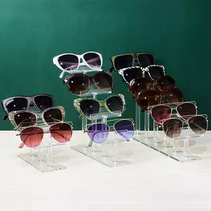 Présentoir de lunettes en acrylique vente en gros, présentoir de lunettes de soleil en acrylique, support de lunettes de soleil à la mode
