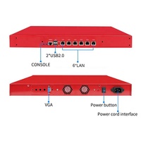 Servidor de Montaje en Rack de 1U y 19 Pulgadas, 6 Puertos LAN, Firewall VPN, Core I7 1165G7 1115G4, RJ45, COM, VGA, HD Opcional, Computadora Industrial