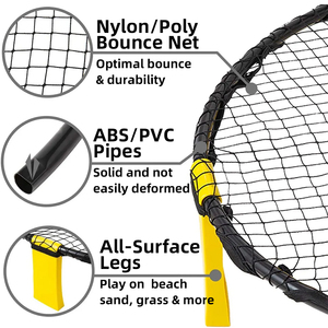 Jeu de lancer de sports de cour avec logo personnalisé <span class=keywords><strong>mini</strong></span> kit de volleyball Spikeball Pro jeu standard de 3 balles Spikeball - Product Image 4