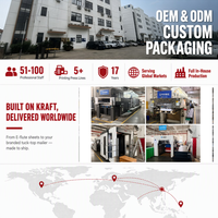 Boîte d'expédition en carton ondulé Kraft à rabat supérieur, ondulation E, emballage plat, fond auto-scellant, vente en gros e-commerce, OEM ODM, directement de l'usine
