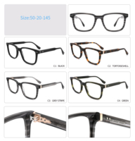 Lunettes de vue anti-lumière bleue haut de gamme en acétate pour hommes et femmes, collection 2026