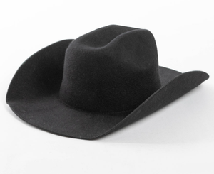 VW038 Vente directe d'usine Chapeaux de cowboy de haute qualité Nouveau design Chapeau de cowboy en laine 100% couleur Evergreen - Product Image 3