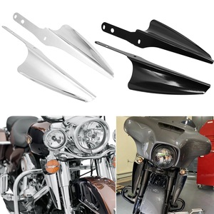 HCMOTORKU Parabrezza Anteriore per Moto in Acciaio Inossidabile, Deflettori per Forcella, Sostituzione Parabrezza per Touring CVO Street - Product Image 5