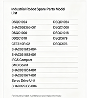 Panneau de commande d'arrêt d'urgence pour robot DSQC679 CE3T-10R-02, pièces détachées pour robot industriel