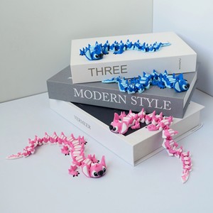 Vashine 3D stampa creativa punto PLA giocattoli drago 3D Action Figure colorato Toi materiale ecologico gentilmente per i bambini - Product Image 4