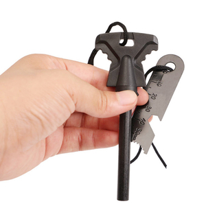 JW-170 da campeggio in pietra focaia per esterni strumento di sopravvivenza portatile in magnesio con raschietto in selce - Product Image 6