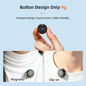 Nuevo Micrófono Lavalier Inalámbrico con Estuche de Carga, 5 Colores, Audio HiFi, Batería de 8H, OEM, ODM, Logotipo Personalizado para TikTok, <span class=keywords><strong>YouTube</strong></span>, Vlog - Product Image 4