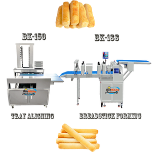 Machine automatique haute performance pour la fabrication de Youtiao croustillant, machine à bâtonnets de pâte <span class=keywords><strong>frite</strong></span>, machine à faire des baguettes, commande PLC par moteur - Product Image 1
