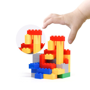 Kit de bloques de construcción clásicos de plástico de 250 piezas, juego de bloques de construcción básicos de ladrillos de juguete DIY con todas las marcas principales - Product Image 3