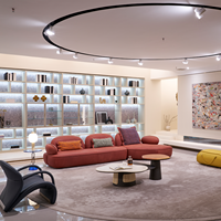 Sièges confortables de qualité haut de gamme, ensemble de canapés de salon en cuir épais au design original moderne personnalisable