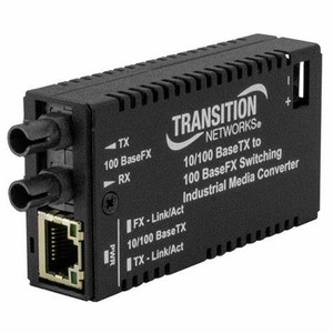 Convertidor de Medios Industrial Transition Networks E-MCR-05E 10/100 BaseTX a 100 BaseFX - Product Image 1