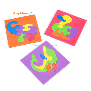 Bọt mềm Câu Đố động vật <span class=keywords><strong>EVA</strong></span> Câu Đố trẻ mới biết đi câu đố ghép hình bên ủng hộ cho trẻ em Quà tặng - Product Image 3