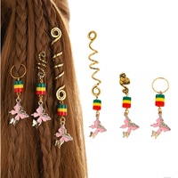Nouveaux dreadlocks boucle hip hop spin enfants accessoires de cheveux accessoires de cheveux en vrac mélangé en gros accessoires de cheveux mignons