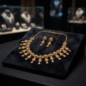 Collares de Moda al por Mayor, Chapados en Oro de 14K, 18K y 24K, Estilo Dubái, Juego de Joyería Turca, Diseño Turco, Juego de Joyería Tradicional - Product Image 2