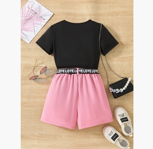 Fsjs mùa hè trẻ mới biết đi trẻ em 2 mảnh đặt cô gái giản dị quần áo <span class=keywords><strong>13</strong></span> tuổi - Product Image 2