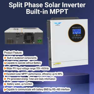 ชุดโซลาร์เซลล์ไฮบริด MPPT แบบเฟสเดียว 3.5 กิโลวัตต์ 24 โวลต์กระแสตรง มาตรฐานยุโรป พร้อมแบตเตอรี่ 5.12 กิโลวัตต์ชั่วโมง แผงโซลาร์เซลล์ 530 วัตต์ ระบบพลังงานแสงอาทิตย์ - Product Image 3