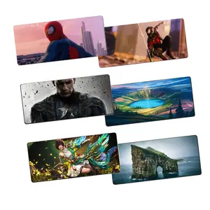 Wholesale Custom Printed Large Sublimation Rubber Keyboard MousePads Best Anti-slip Extended Computer Gaming Mouse Pads