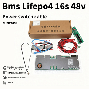 Stock UE Pologne JK-PB2A16S20P V19 Smart BMS 150A 200A Bluetooth avec écran LCD pour batterie de stockage d'énergie LiFePO4 haute tension - Product Image 2