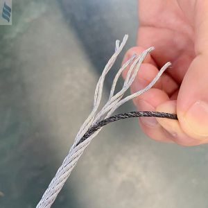 Fune metallica per sega a filo di acciaio zincato 7*7-3.2mm - Product Image 4