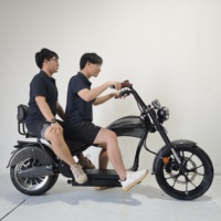 DE Depo Stoğu 3000W 45KM/S Ucuz Fiyatlı Şehir İçi Coco Elektrikli Scooter Ön 17 İnç Lastikli Chopper Arazi Tipi 2 Tekerlekli