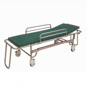 Camilla de Elevación de Acero Inoxidable 1950x600mm con Altura Ajustable y Soporte para Suero, Uso Hospitalario - Product Image 5