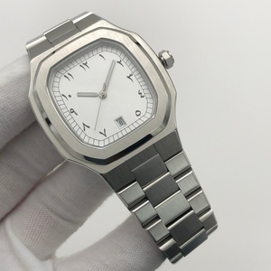 Nuevos Relojes Árabes para Hombre, Personalizados de Gran Marca, Reloj de Acero Inoxidable Ultrafino con Cristal de Zafiro, Esfera Árabe Personalizada de Marca Privada - Product Image 3