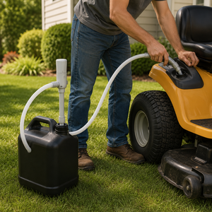 Auto Shut Off Portable Fuel Transfer <b>Pump</b> for Fuel Cans Boats Motorcycles and Generators - Product Image 1