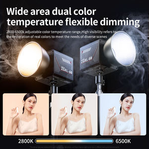 Batterie OEM intégrée, éclairage vidéo <span class=keywords><strong>LED</strong></span> COB 30W, 2800-6500K, photographie, enregistrement vidéo, éclairage de remplissage, éclairage bicolore, 100V-240V - Product Image 4