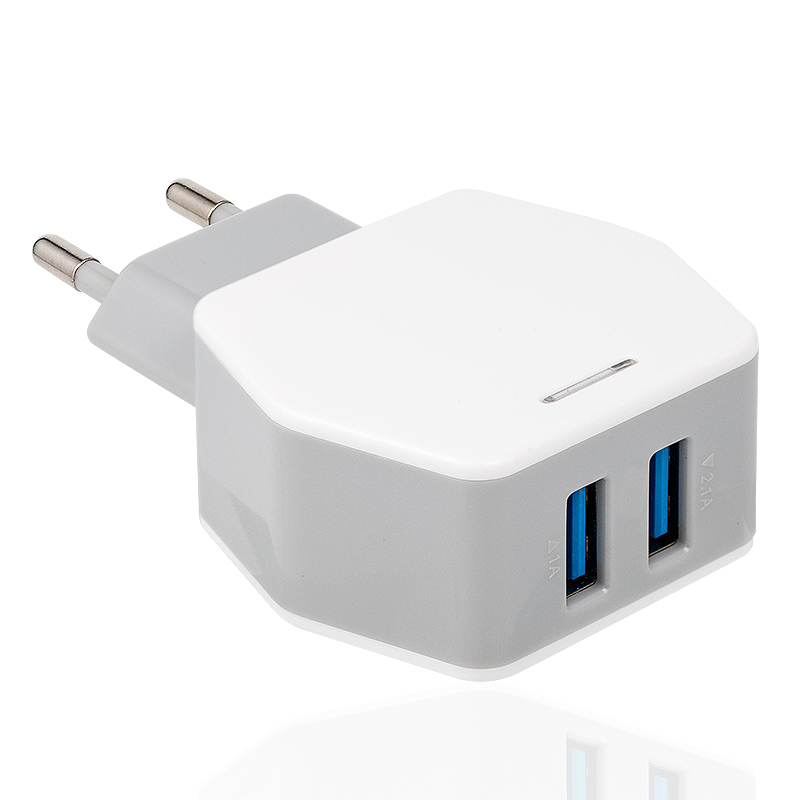 En gros US/EU/UK plug 5 V 2.1A Rapide Double Port USB Chargeur Mural Adaptateur