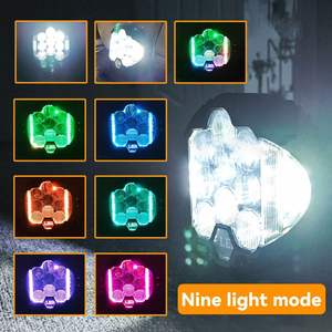 ไฟทำงานในรถยนต์ LED 90W RGB แสงสว่างแบบจุด 7 นิ้ว อุปกรณ์เสริมสำหรับรถออฟโรด แสงสีฟ้า 12V 24V อุปกรณ์เสริมสำหรับรถยนต์ 4x4 - Product Image 6