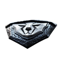 Badge/Emblème de Voiture 3D en ABS Chromé Électroplaqué, Conception Personnalisée, Vente en Gros OEM, Autocollant Auto-Adhésif pour Décoration de Carrosserie Automobile