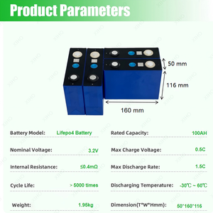Cellule de batterie prismatique XIHO 3,2 V 100 Ah pour station d'énergie portable, directement de l'usine - Product Image 3