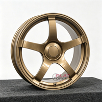 Jantes en alliage forgées sur mesure à blocage central 5x130 GT pour voitures Porsche 911 Cayman Boxster Macan, jantes décalées